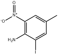 2-Iodo-4-Methyl-6-nitro-phenylaMine 化学構造式