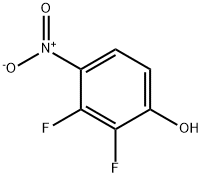 2,3-二氟-4-硝基苯酚 结构式