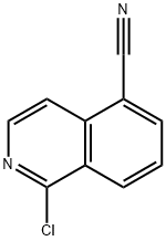 1-chloroisoquinoline-5-carbonitrile Struktur