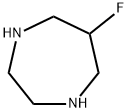 6-Fluorohexahydro-1H-1,4-diazepine Struktur