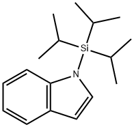 1-(トリイソプロピルシリル)インドール 化学構造式