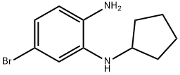 4-bromo-N2-cyclopentyl-1,2-benzenediamine Structure