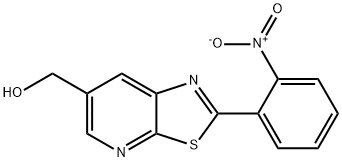 2-(2-Nitrophenyl)-thiazolo[5,4-b]pyridine-6-Methanol Structure