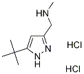 [(5-tert-Butyl-1H-pyrazol-3-yl)methyl]methylaminedihydrochloride Structure