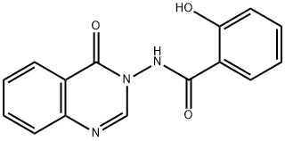 2-Hydroxy-N-(4-oxo-3(4H)-quinazolinyl)benzamide Structure