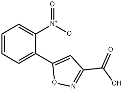5-(2-硝基苯基)异噁唑-3-甲酸,1232028-11-3,结构式