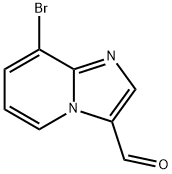 8-溴咪唑并[1,2-A]吡啶-3-甲醛 结构式