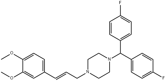 曲桂利嗪 结构式