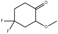 4,4-二氟-2-甲氧基环己酮, 1232060-73-9, 结构式