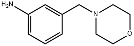 3‐(モルホリン‐4‐イルメチル)アニリン 化学構造式