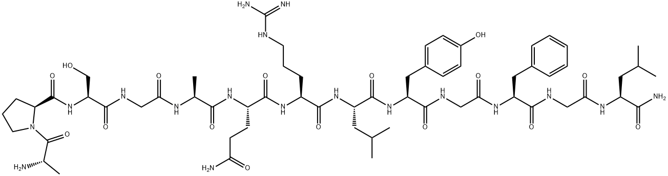 allatostatin 1, 123209-95-0, 结构式