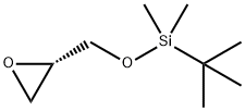tert-ブチルジメチルシリル(S)-グリシジルエーテル 化学構造式