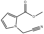1-(氰甲基)-1H-吡咯-2-羧酸甲酯, 123257-07-8, 结构式
