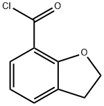 2,3-二氢-1-苯并呋喃-7-碳酰氯,123266-63-7,结构式
