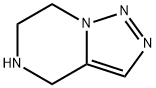 4,5,6,7-四氢-1,2,3-三氮唑并[1,5-A]吡嗪, 123291-54-3, 结构式