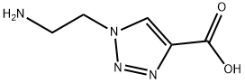 1-(2-Aminoethyl)-1H-1,2,3-triazole-4-carboxylic acid hydrochloride Struktur