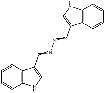 INDOLE-3-ALDEHYDE AZINE, 1233-49-4, 结构式