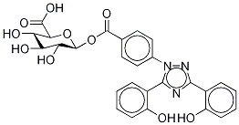 Deferasirox  Acyl-β-D-glucuronide Struktur