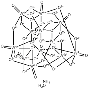 偏钨酸铵水合物, 12333-11-8, 结构式