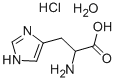 DL-组氨酸盐酸盐一水物,123333-71-1,结构式