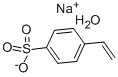 4-STYRENESULFONIC ACID, SODIUM SALT HYDR ATE Structure