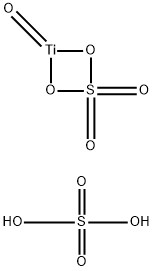 チタン(IV)オキシスルファート - 硫酸 溶液 化学構造式