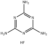 Melamine hydrogen flouride Struktur