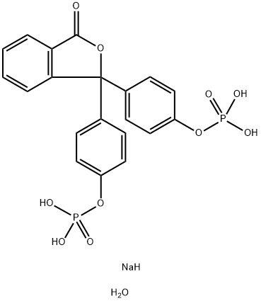 酚酞二磷酸四钠水合物,123334-09-8,结构式