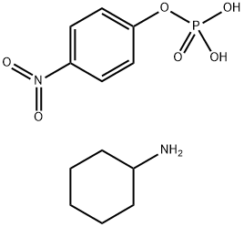 4-NITROPHENYL PHOSPHATE DI(CYCLOHEXYLAMINE) SALT MONOHYDRATE Structure