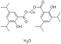 3,5-二异丙基水杨酸铜水合物, 123334-28-1, 结构式
