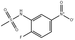 N-(2-氟-5-硝基苯基)甲磺酰胺, 123343-99-7, 结构式