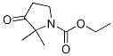 2,2-DiMethyl-3-oxo-pyrrolidine-1-carboxylicacidethylester Structure