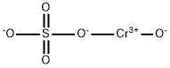 塩基性硫酸クロム（III） 化学構造式