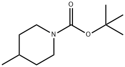 1-BOC-4-メチルピペリジン 化学構造式