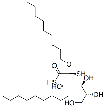 d-Galactose, dinonyl mercaptal Struktur