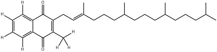 Vitamin K1-d7 结构式