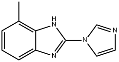 1H-Benzimidazole,2-(1H-imidazol-1-yl)-4-methyl-(9CI) Structure