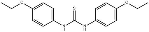 N,N'-ビス(4-エトキシフェニル)チオ尿素 化学構造式