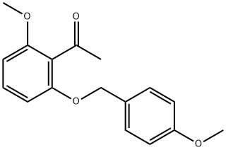 1-(2-Methoxy-6-(4-Methoxybenzyloxy)phenyl)ethanone Structure