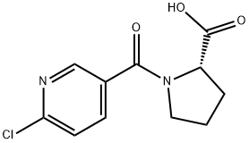 N-(6-Chloropyridine-3-carbonyl)-L-proline Structure