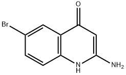 2-氨基-6-溴喹啉-4-醇, 123420-09-7, 结构式