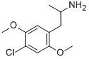 1-(4-Chloro-2,5-dimethoxyphenyl)-2-aminopropaneHCL Structure