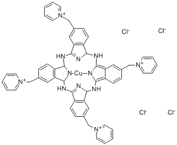 阿尔新蓝吡啶变体, 123439-83-8, 结构式