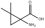 1-アミノ-2,2-ジメチルシクロプロパンカルボン酸 化学構造式