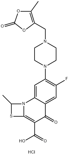 PRULIFLOXACIN 化学構造式