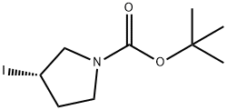 (S)-1-BOC-3-Iodo-pyrrolidine Structure