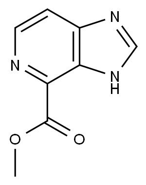 3H-IMidazo[4,5-c]pyridine-4-carboxylic acid, Methyl ester, 1234616-18-2, 结构式