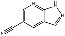 5-氰基-1H-吡唑并[3,4-B]吡啶 结构式
