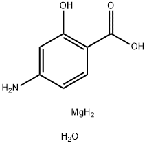 对氨基水杨酸镁,123465-67-8,结构式