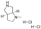 RAC-(3AS,6AS)-1-メチルオクタヒドロピロロ[3,4-B]ピロール二塩酸塩 化学構造式